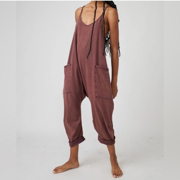 Free People Pants - Free People Hot Shot Sour Cherry NWOT